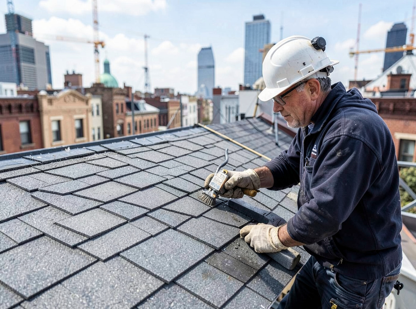 Asphalt Shingle Roof Replacement in Manhattan